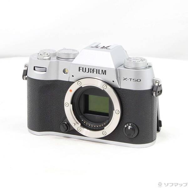 〔中古〕FUJIFILM(フジフイルム) X-T50 シルバー ボディ〔262-ud〕