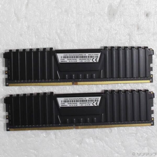 〔中古〕CORSAIR CMK16GX4M2A2666C16 16GB 8GB×2枚組〔305-ud...