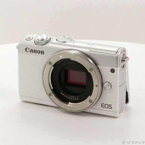 〔中古〕Canon(キヤノン) ミラーレス一眼カメラ EOS M100 ボディ ホワイト〔262-u...