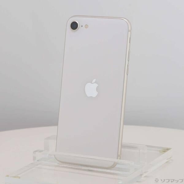 〔中古〕Apple(アップル) iPhone SE 第3世代 64GB スターライト MMYD3J／...