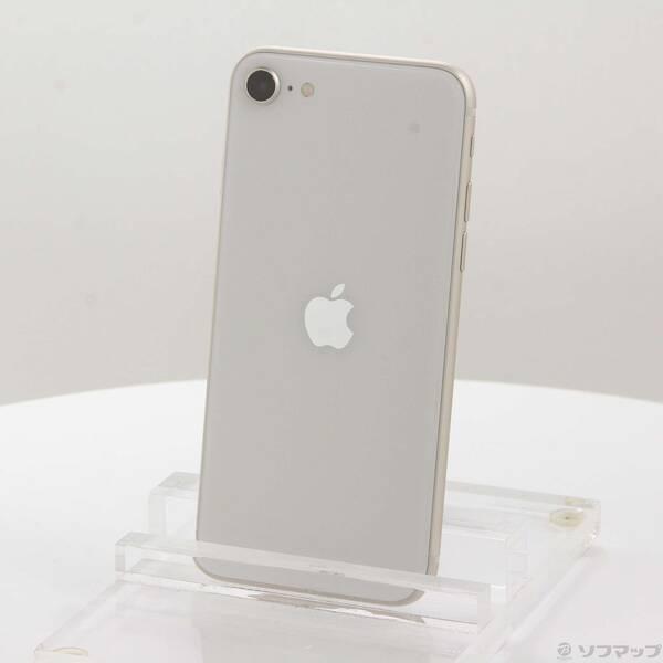 〔中古〕Apple(アップル) iPhone SE 第3世代 64GB スターライト MMYD3J／...