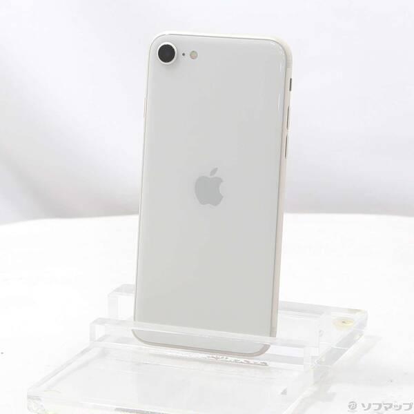 〔中古〕Apple(アップル) iPhone SE 第3世代 64GB スターライト MMYD3J／...