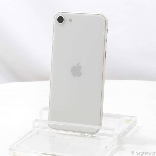 〔中古〕Apple(アップル) iPhone SE 第3世代 64GB スターライト MMYD3J／...