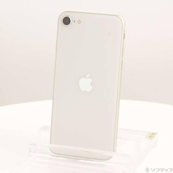〔中古〕Apple(アップル) iPhone SE 第3世代 64GB スターライト MMYD3J／...