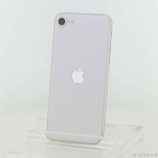 〔中古〕Apple(アップル) iPhone SE 第3世代 64GB スターライト MMYD3J／...