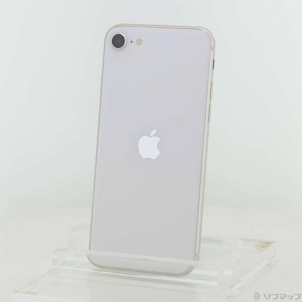 〔中古〕Apple(アップル) iPhone SE 第3世代 64GB スターライト MMYD3J／...
