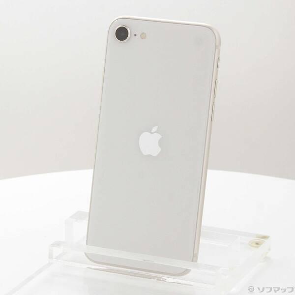 〔中古〕Apple(アップル) iPhone SE 第3世代 64GB スターライト MMYD3J／...