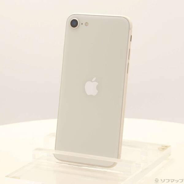 〔中古〕Apple(アップル) iPhone SE 第3世代 64GB スターライト MMYD3J／...
