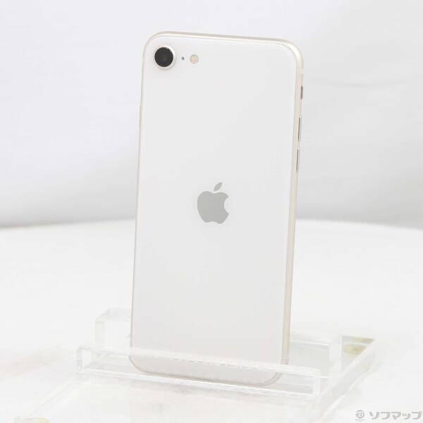 〔中古〕Apple(アップル) iPhone SE 第3世代 64GB スターライト MMYD3J／...