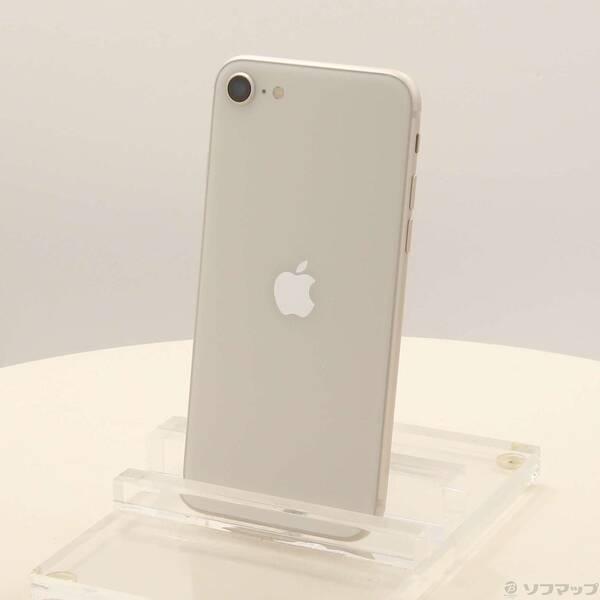 〔中古〕Apple(アップル) iPhone SE 第3世代 64GB スターライト MMYD3J／...