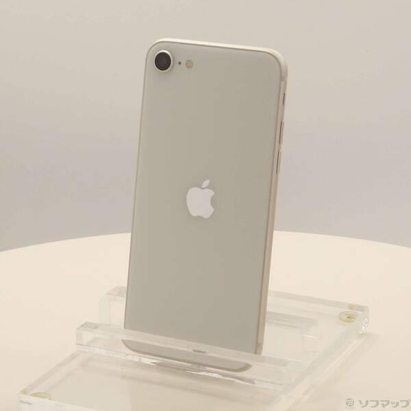 〔中古〕Apple(アップル) iPhone SE 第3世代 64GB スターライト MMYD3J／...