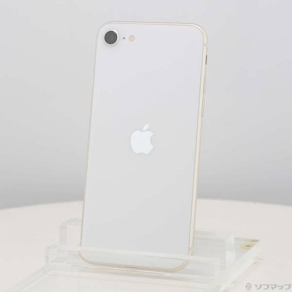 〔中古〕Apple(アップル) iPhone SE 第3世代 64GB スターライト MMYD3J／...