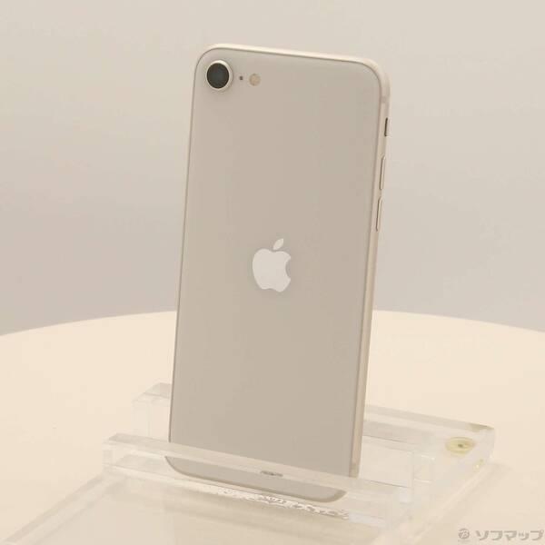 〔中古〕Apple(アップル) iPhone SE 第3世代 64GB スターライト MMYD3J／...