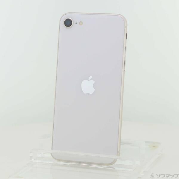 〔中古〕Apple(アップル) iPhone SE 第3世代 64GB スターライト MMYD3J／...