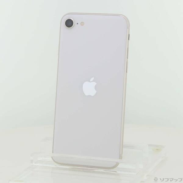〔中古〕Apple(アップル) iPhone SE 第3世代 64GB スターライト MMYD3J／...