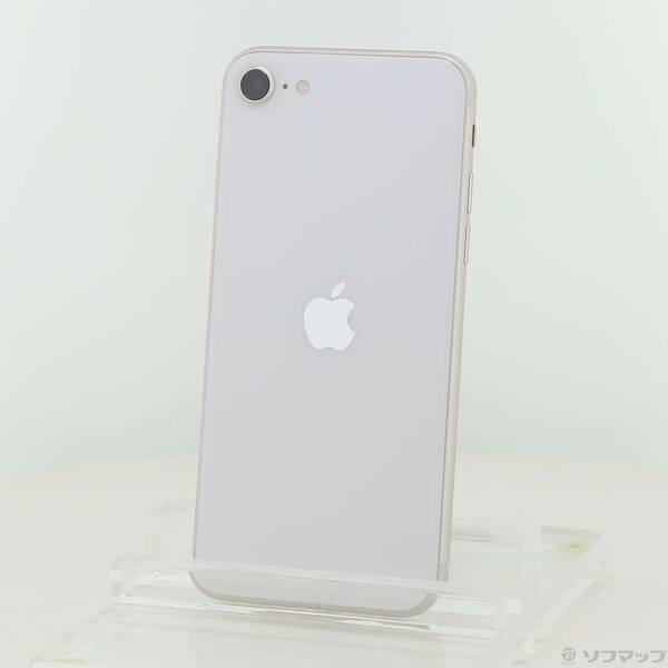 〔中古〕Apple(アップル) iPhone SE 第3世代 64GB スターライト MMYD3J／...
