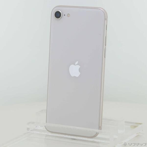 〔中古〕Apple(アップル) iPhone SE 第3世代 64GB スターライト MMYD3J／...