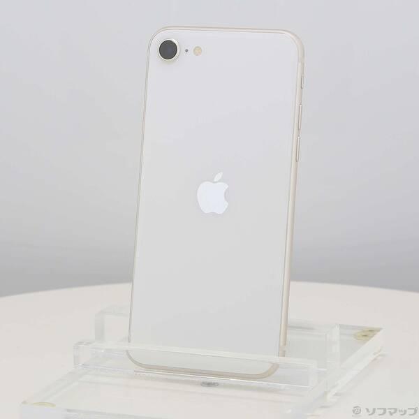 〔中古〕Apple(アップル) iPhone SE 第3世代 64GB スターライト MMYD3J／...