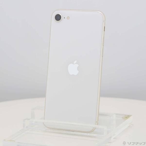 〔中古〕Apple(アップル) iPhone SE 第3世代 64GB スターライト MMYD3J／...