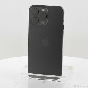 〔中古〕Apple(アップル) iPhone15 Pro Max 256GB ブラックチタニウム MU6P3J／A SIMフリー〔377-ud〕