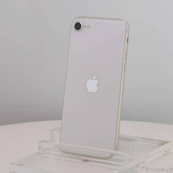 〔中古〕Apple(アップル) iPhone SE 第3世代 64GB スターライト MMYD3J／...