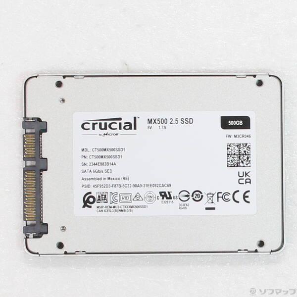 〔中古〕Crucial MX500 CT500MX500SSD1／JP〔262-ud〕