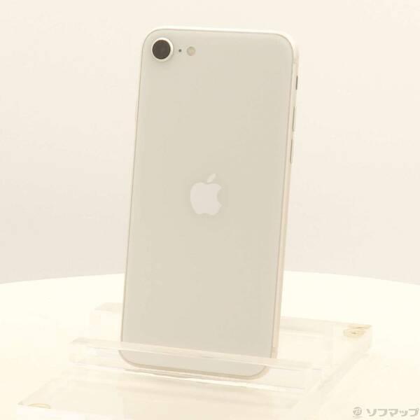 〔中古〕Apple(アップル) iPhone SE 第3世代 64GB スターライト MMYD3J／...