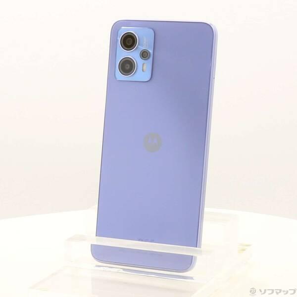 〔中古〕Motorola(モトローラ) moto g13 128GB ラベンダーブルー PAWW00...