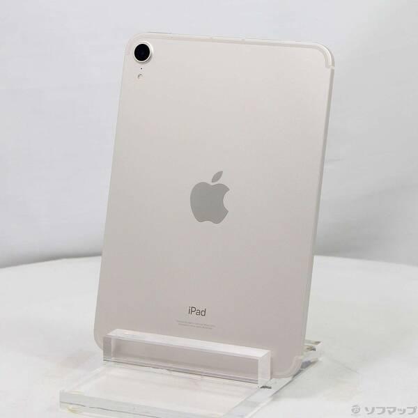 〔中古〕Apple(アップル) iPad mini 第6世代 64GB スターライト MK8C3J／...