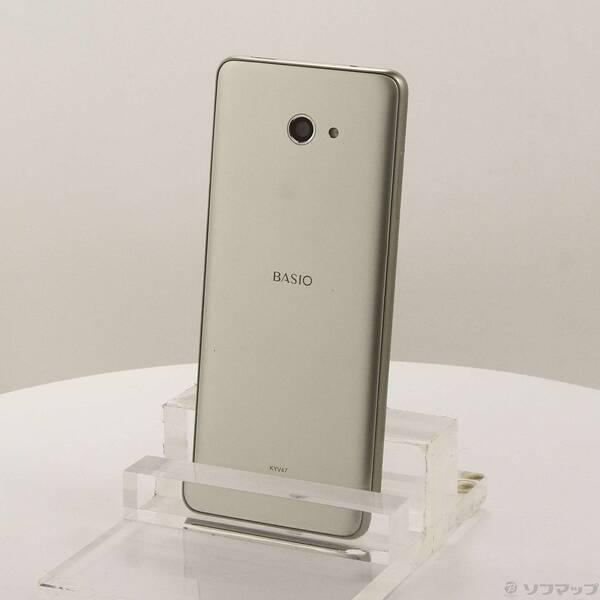 〔中古〕KYOCERA(京セラ) BASIO4 32GB シャンパンゴールド KYV47 auロック...