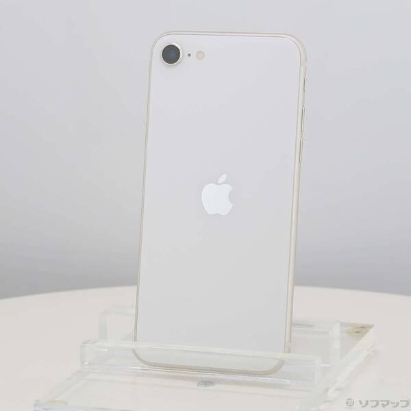 〔中古〕Apple(アップル) iPhone SE 第3世代 64GB スターライト MMYD3J／...