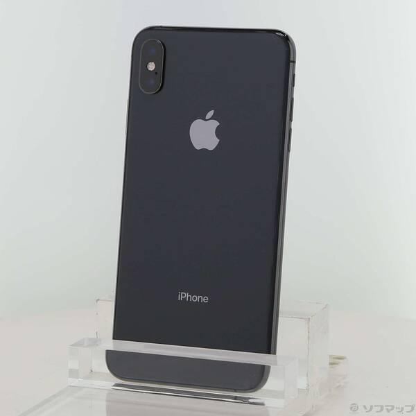 〔中古〕NTTドコモ iPhoneXS Max 64GB スペースグレイ MT6Q2J／A SIMフ...