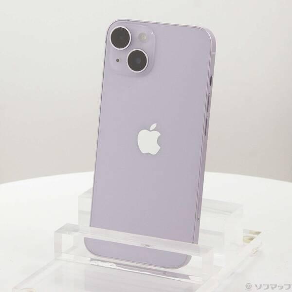 〔中古〕Apple(アップル) iPhone14 128GB パープル MPUY3J／A SIMフリ...