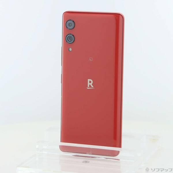 〔中古〕楽天 Rakuten Hand 5G 128GB クリムゾンレッド P780 楽天 SIMフ...