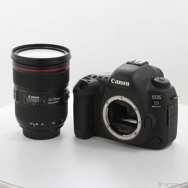 〔中古〕Canon(キヤノン) EOS 5D MarkIV EF24-70L II USM レンズキ...