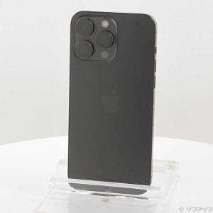 〔中古〕Apple(アップル) iPhone15 Pro Max 256GB ブラックチタニウム MU6P3J／A SIMフリー〔377-ud〕