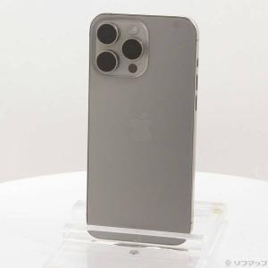 〔中古〕Apple(アップル) iPhone15 Pro Max 256GB ナチュラルチタニウム MU6R3J／A SIMフリー〔377-ud〕