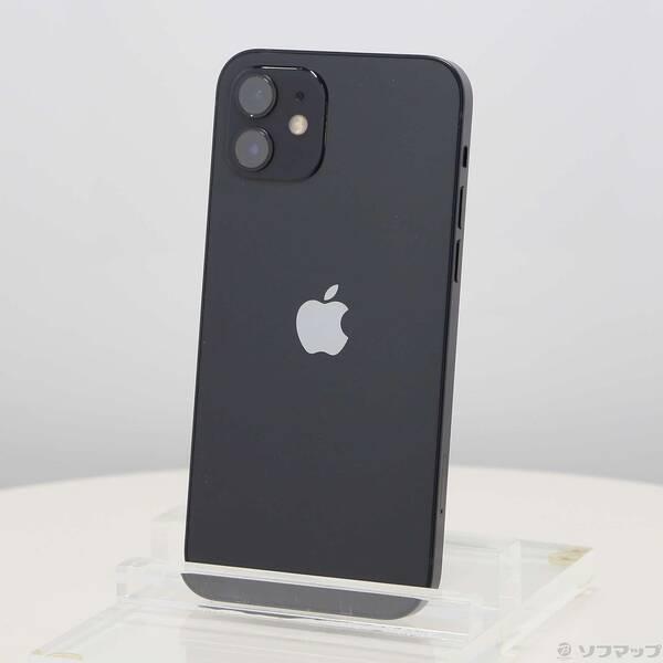 〔中古〕Apple(アップル) iPhone12 256GB ブラック NGJ03J／A SIMフリ...