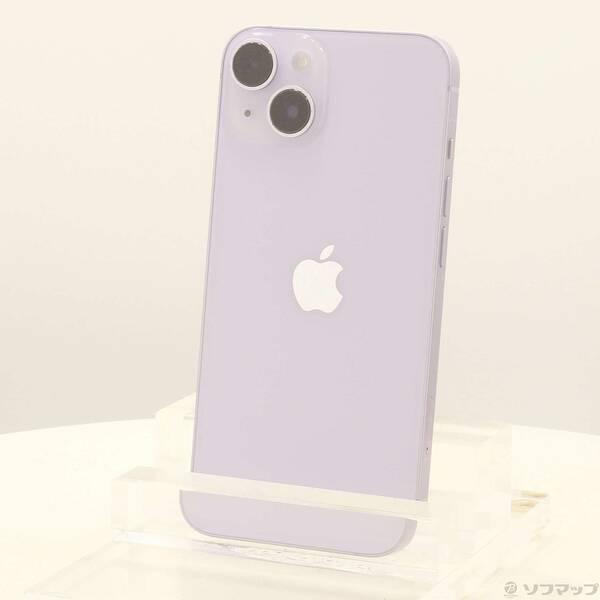 〔中古〕Apple(アップル) iPhone14 256GB パープル MPW93J／A SIMフリ...