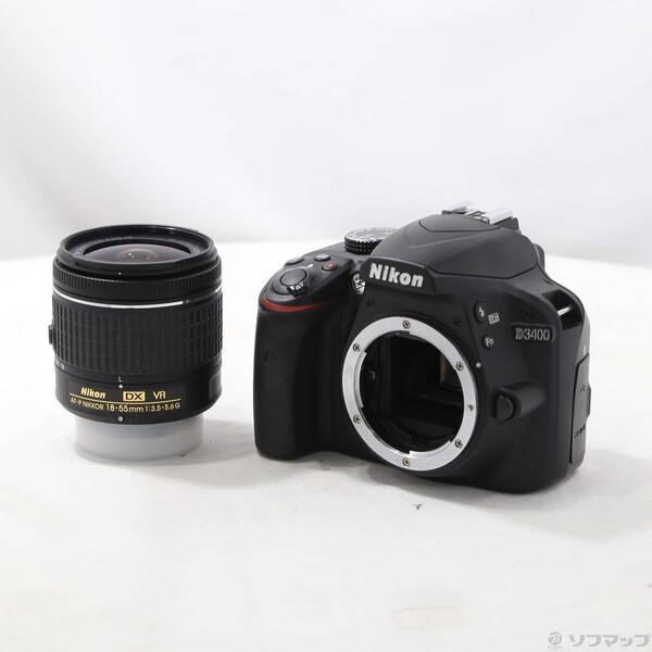 〔中古〕Nikon(ニコン) D3400 18-55VR レンズキット ブラック〔348-ud〕