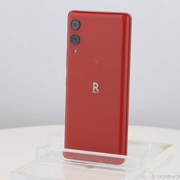 〔中古〕楽天 Rakuten Hand 5G 128GB クリムゾンレッド P780 楽天 SIMフ...