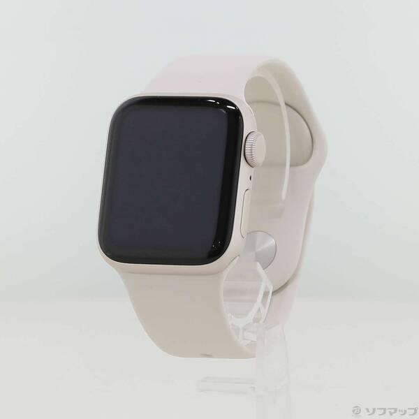 〔中古〕Apple(アップル) Apple Watch SE 第3世代 GPS 40mm スターライ...