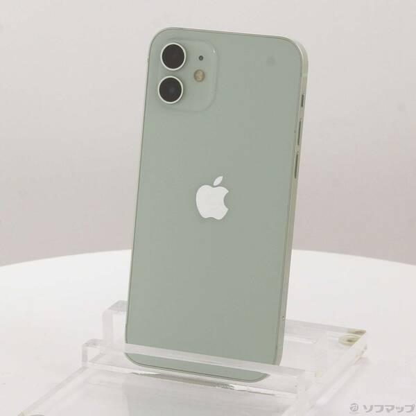 〔中古〕au iPhone12 128GB グリーン MGHY3J／A SIMフリー〔247-ud〕