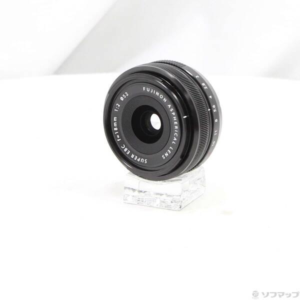 〔中古〕富士フイルム(FUJIFILM) XF 18mm F2 R ブラック〔262-ud〕