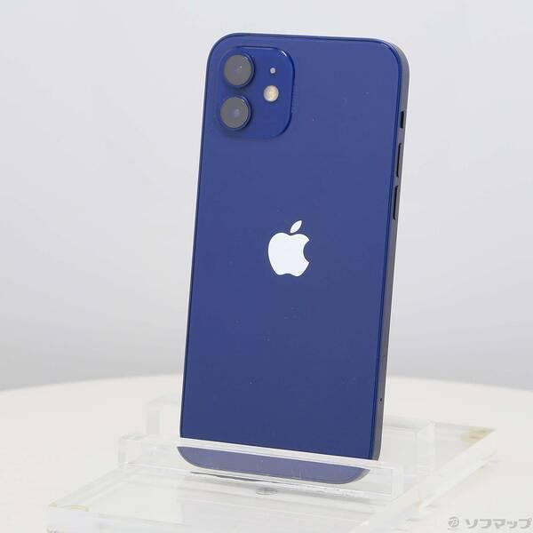 〔中古〕Apple(アップル) iPhone12 64GB ブルー MGHR3J／A SIMフリー〔...