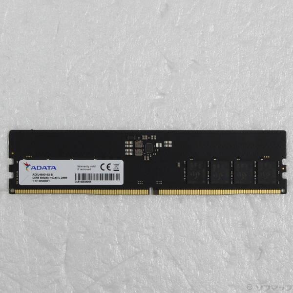 〔中古〕ADATA(エイデーター) 288Pin PC5 38400 16GB デスクトップ用メモリ...