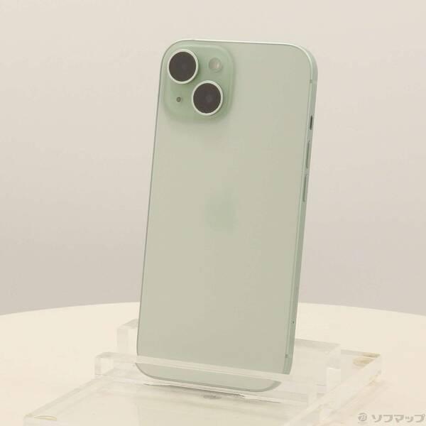 〔中古〕Apple(アップル) iPhone15 128GB グリーン MTMM3J／A SIMフリ...