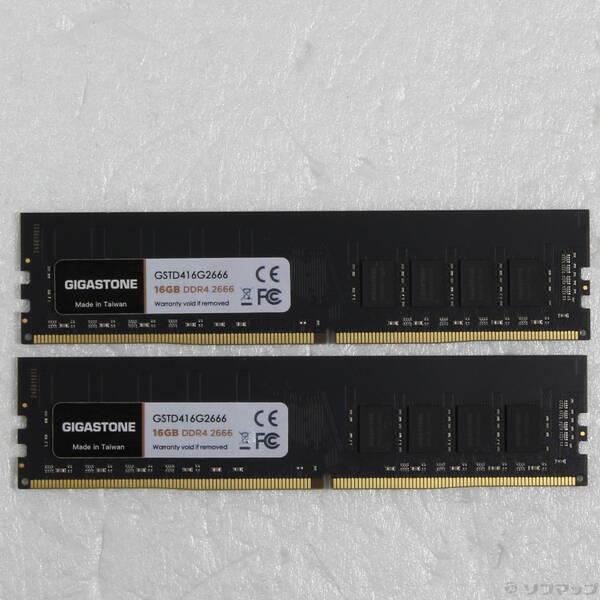 〔中古〕288P PC4-21300 DDR4-2666 32GB 16GB×2枚組〔377-ud〕