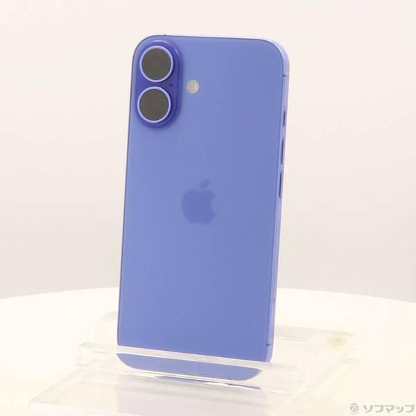 〔中古〕Apple(アップル) iPhone16 128GB ウルトラマリン MYDU3J／A SI...