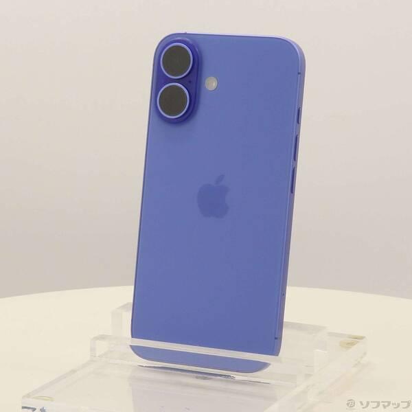〔中古〕Apple(アップル) iPhone16 128GB ウルトラマリン MYDU3J／A SI...